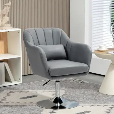 Höjdjusterbar Snurrstol Kontorsstol i 60x60x79-91 cm