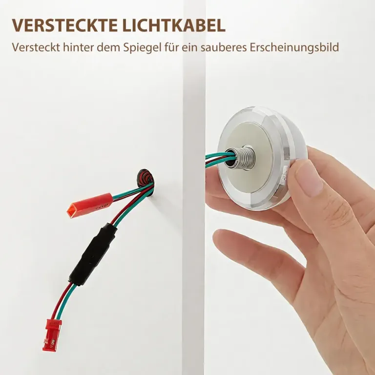 Sminkbord med Spegel Dimbara LED-Lampor Lådor och Hyllor