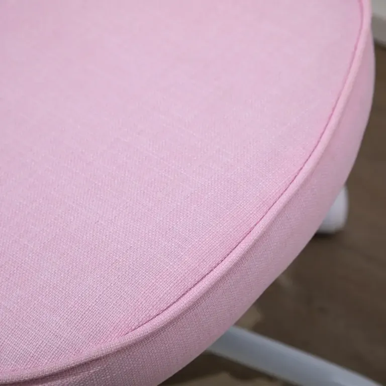 Snurrstol med Hjärtformad Rygg Söt -89 cm Rosa Skrivbordsstol Barn