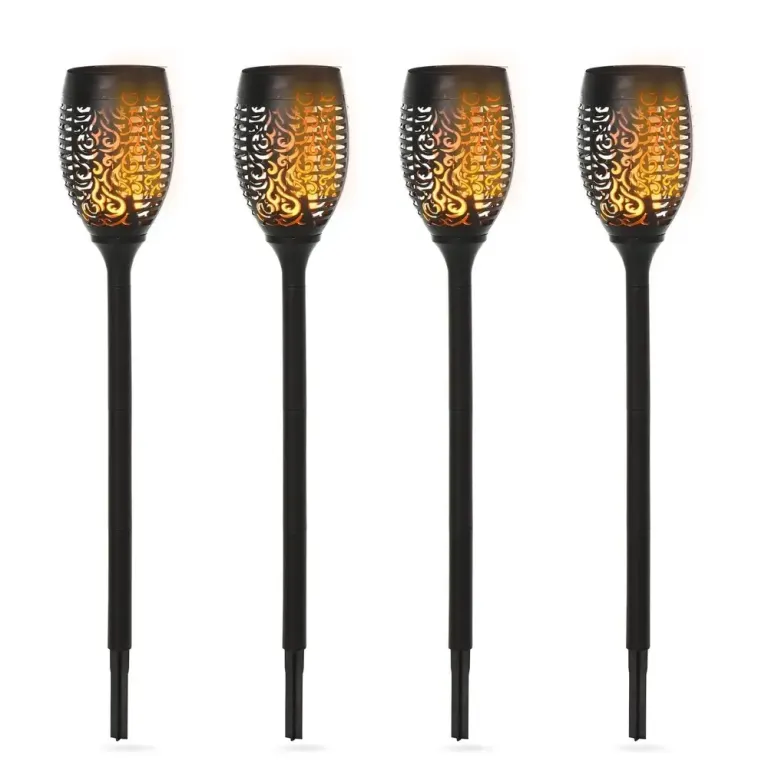 Solar Trädgårdslampor 4-Pack IP44 6-8 H Ø12 x H72 cm