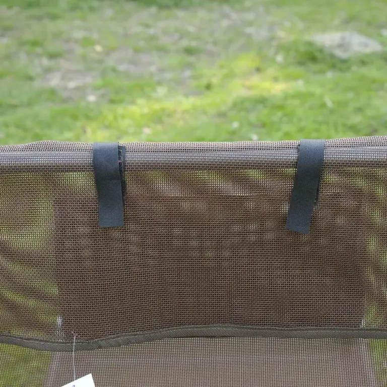 Hopfällbar Solstol och Solsäng med Nackkudde, Brun