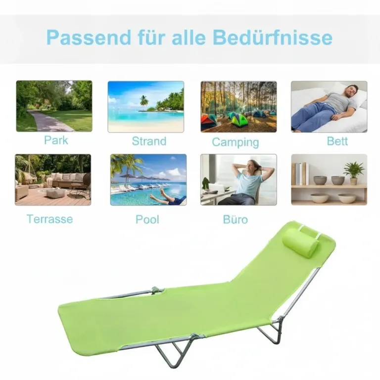 Solstol Blandade Färger Textil