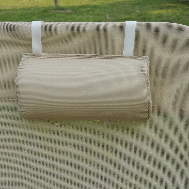 Solstol Kräm Textil Hopfällbar