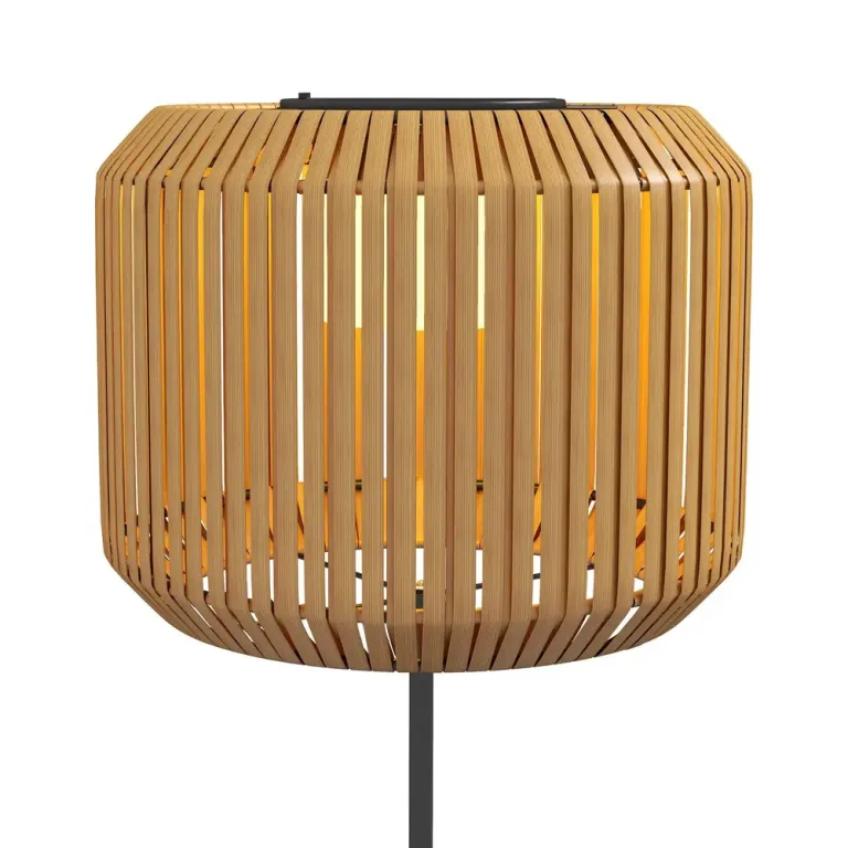 Solträdgårdslampa i Rattanstil Automatisk Tändning 130 cm