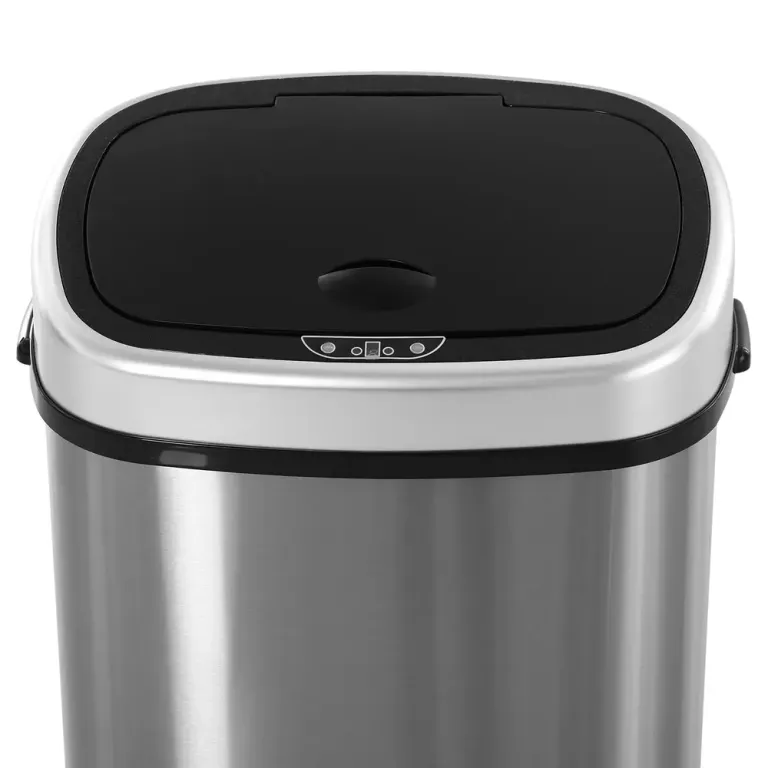 Automatisk Soptunna med Rörelsesensor 58 l, Rostfritt Stål