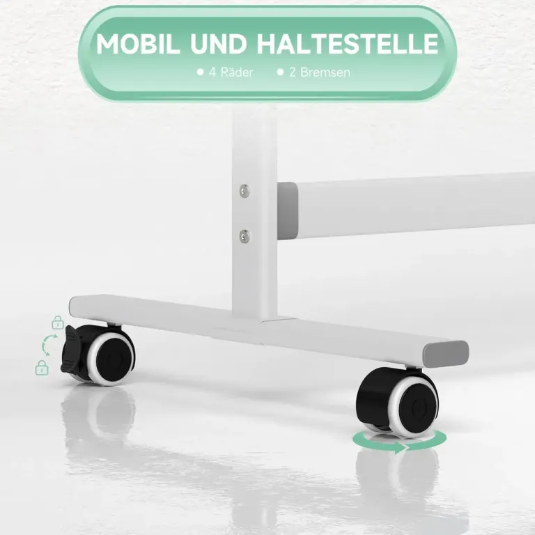 Sopkärl Sorteringskärl Silver Whiteboard Tavla Stativ Rullbar