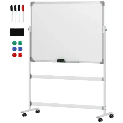 Sopkärl Sorteringskärl Silver Whiteboard Tavla Stativ Rullbar