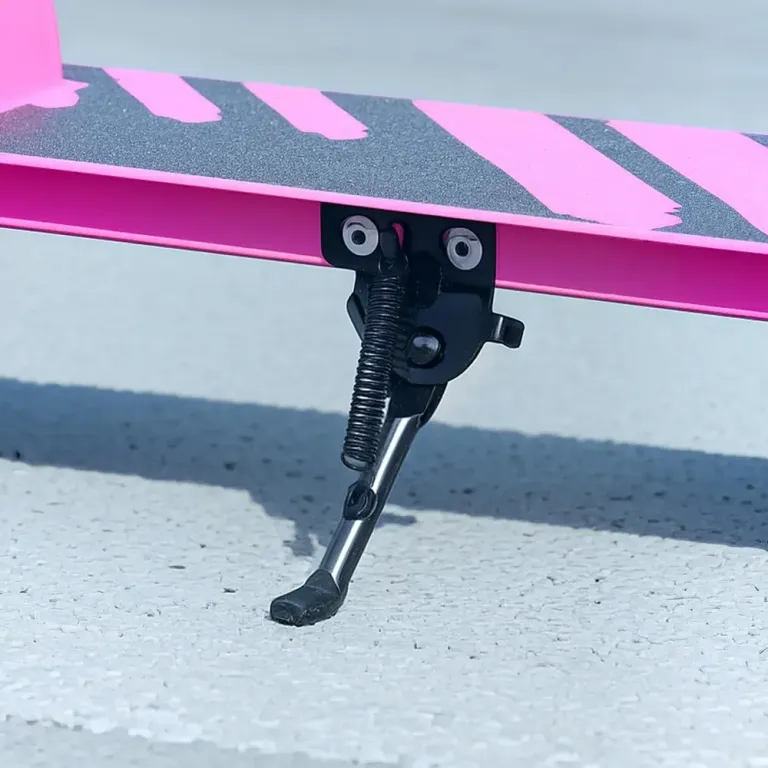 Sparkcykel Barnsparkcykel Hopfällbar Rosa av Metall Justerbar Hjul