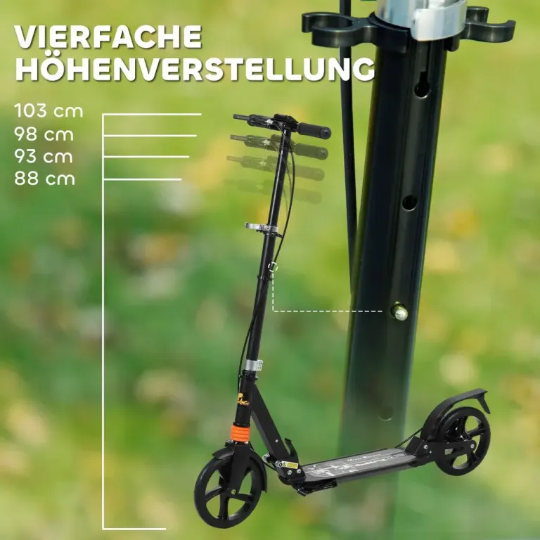 Sparkcykel för Barn med Styre -103 cm Justerbar Handbroms