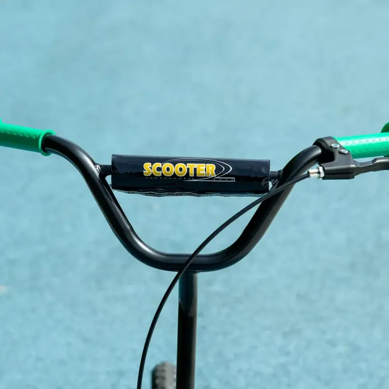 Sparkcykel för Barn med Styre och Broms för Lek och Motion Grön Höjd