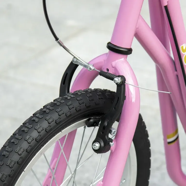 Sparkcykel med Handbroms 16 Tum -100 cm Skoter Luftgummi Däck Tums