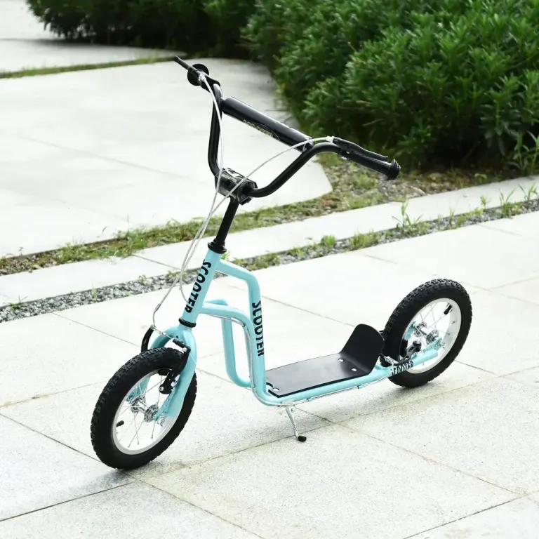 Sparkcykel med Luftdäck för Barn -80 cm Skoter Luftgummidäck Sänkbar