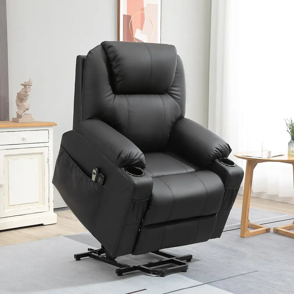 Elektrisk Massagestol med Uppresningshjälp TV-Fåtölj
