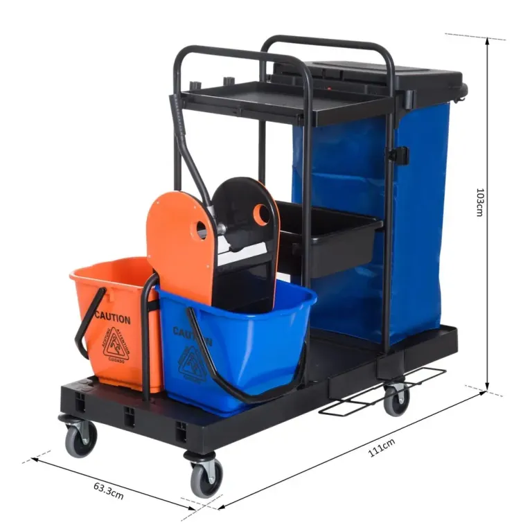 Städvagn 4 Hjul Systemvagn 111 x 63,3 x 103 cm