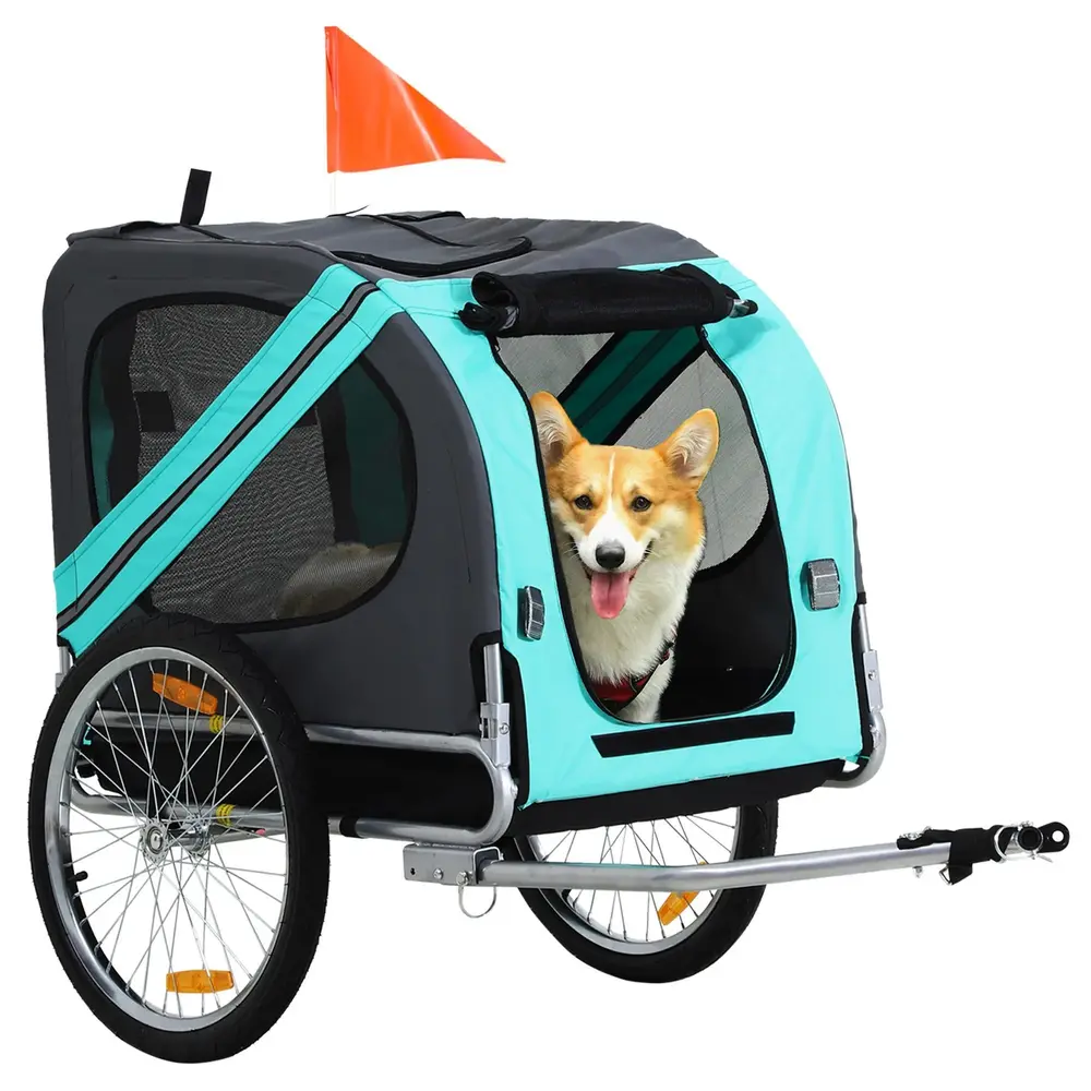 Hundcykelvagn Oxford-Tyg Säker 130 x 73 x 90 Cm