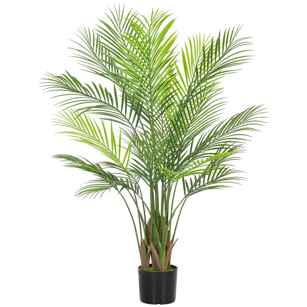 Konstgjord Palm Konstgjord Växt med Plastblad i 120 Cm