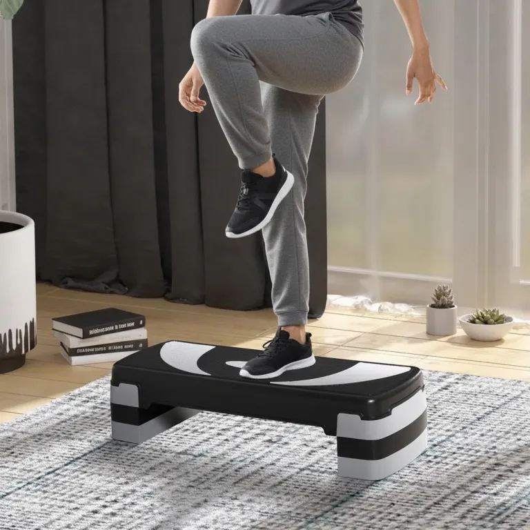 Stepbräda för Aerobics Träningsbänk 3 Stepper Höjder Halkfri