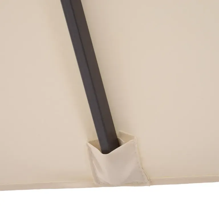 Stort Dubbelparasoll med Vev Ovalt 455 x 270 x 240 cm