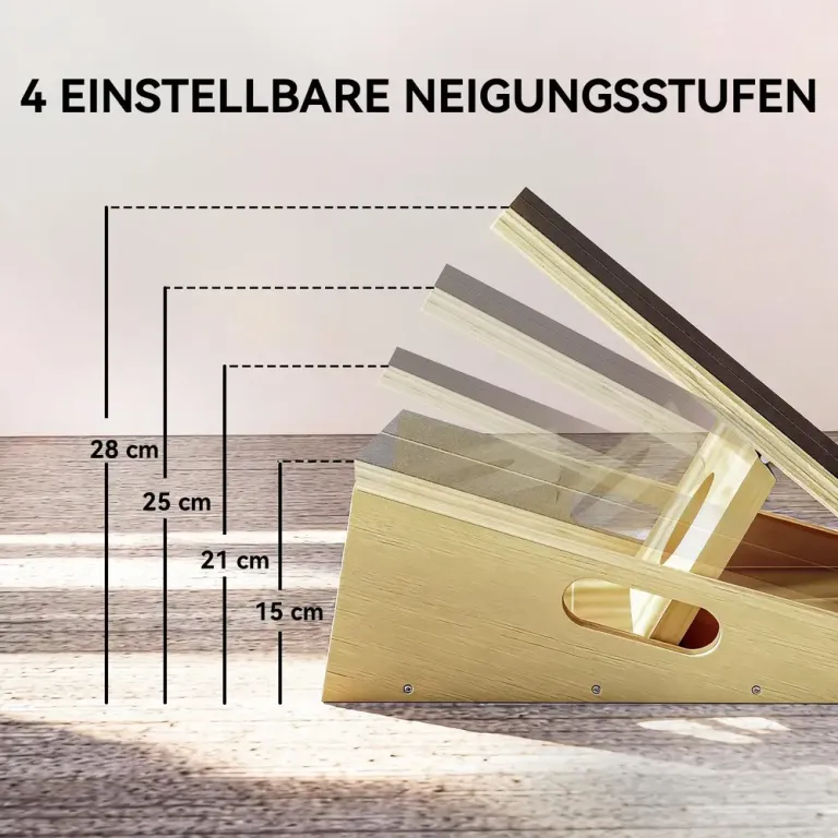 Stretchbräda Vadstretch Naturfärgad Trä för Träning Lutningsbräda