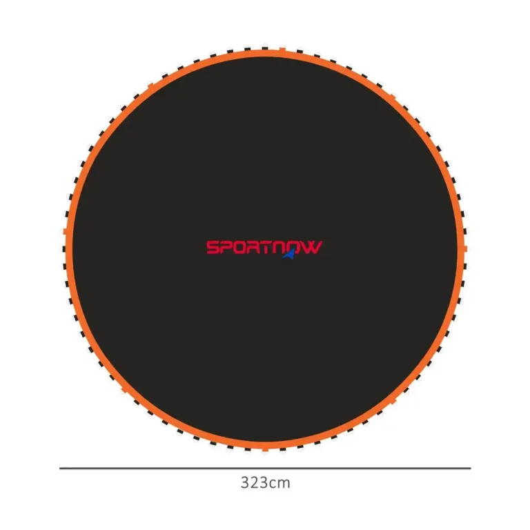 Studsmatta Rund Hoppyta Polypropen Orange Ersättning Polypropylen