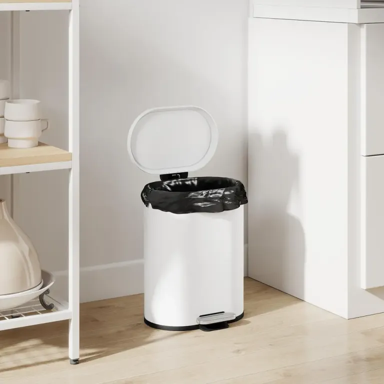 Sensor Soptunna Automatisk Papperskorg Rostfritt Stål Fotpedal Lock
