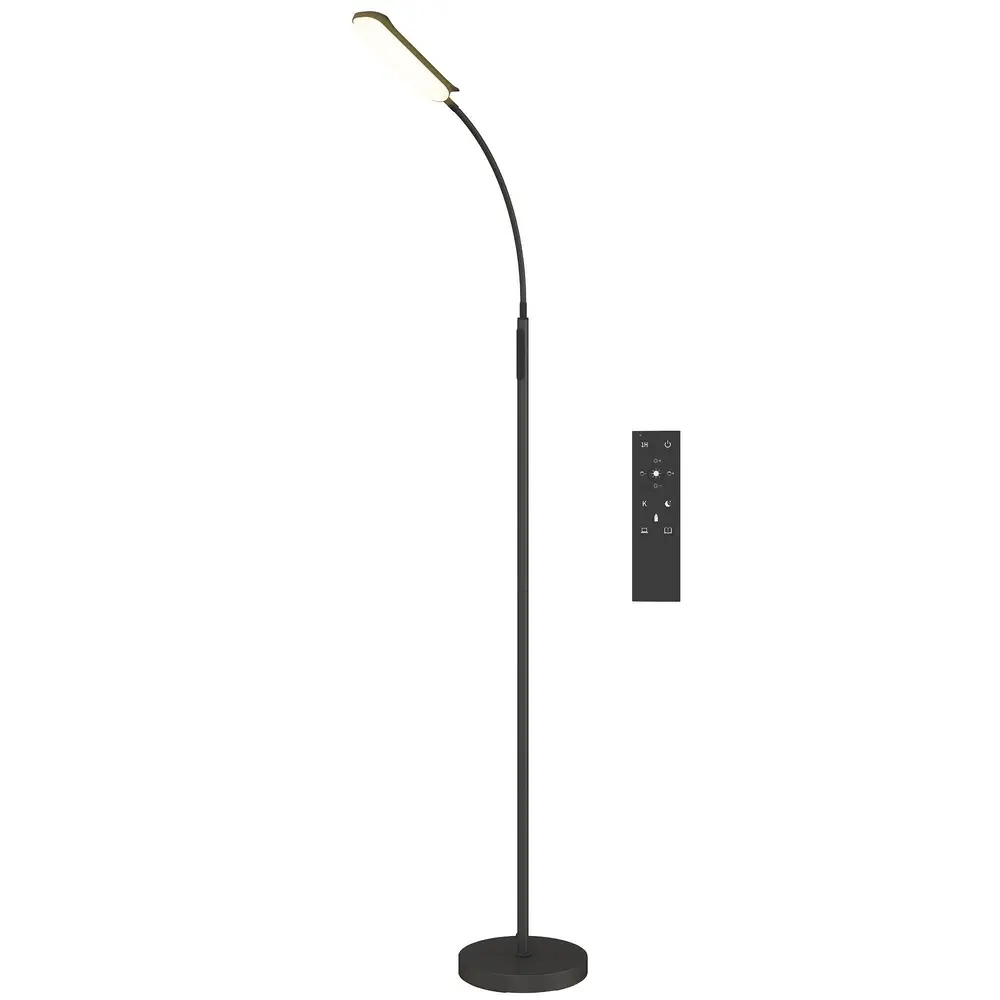 LED Golvlampa 5 Lägen Minnesfunktion och Ljusstyrka i