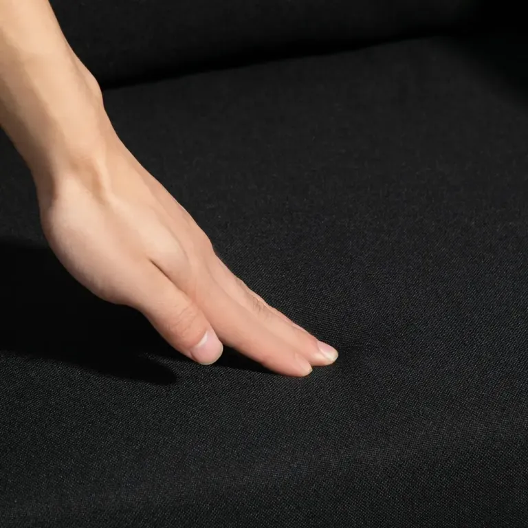 Ergonomisk Kontorsstol Loungestol Höjbar Svart Fåtölj Snurrstol