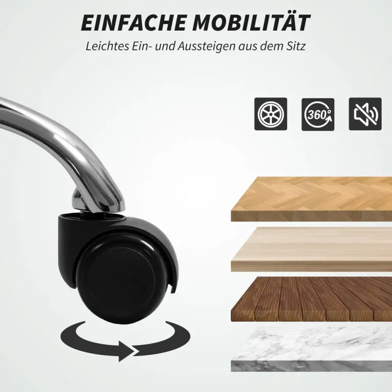 Ergonomisk Kontorsstol med Fällbart Ryggstöd Fotstöd Kontorsfåtölj