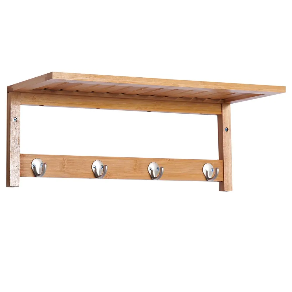 Väggarderob Prisvärd Natur Trä 50 x 16 x 17,5 Cm