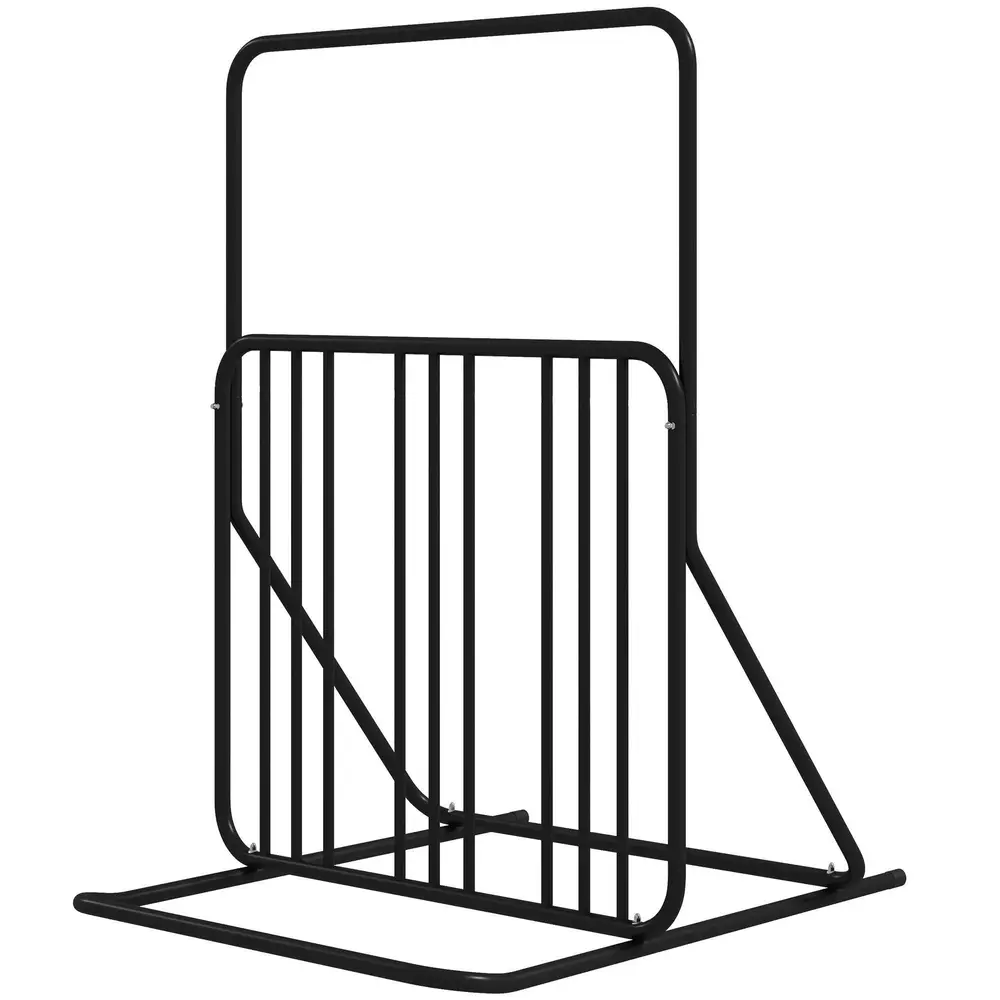 Cykelställ Cykelhållare Svart av Stål 102 x 92 x 130 Cm
