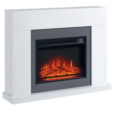 LED Elektrisk Öppen Spis Kamin 113 x 26,6 x 87,5 cm