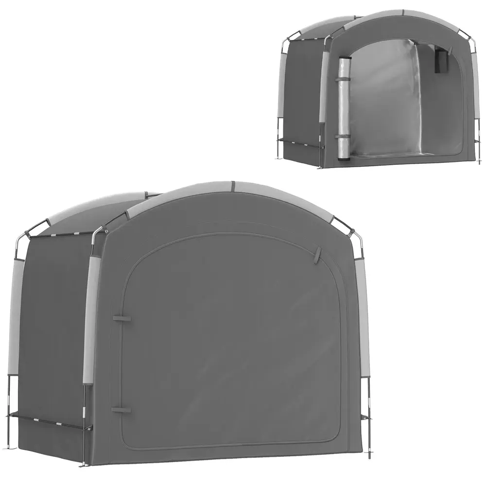 Cykelgarage och Förrådstält för 3-4 205 x 140 x 188 Cm