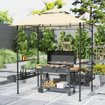 Grillpaviljong Trädgårdspaviljong 240 x 150 x 257 cm