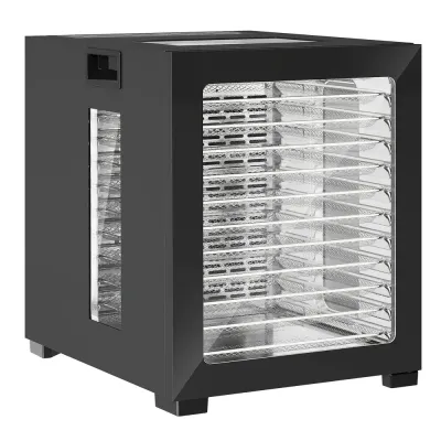 Mattorkare och Frukttork 850 w med Timer 40-70°C, Svart