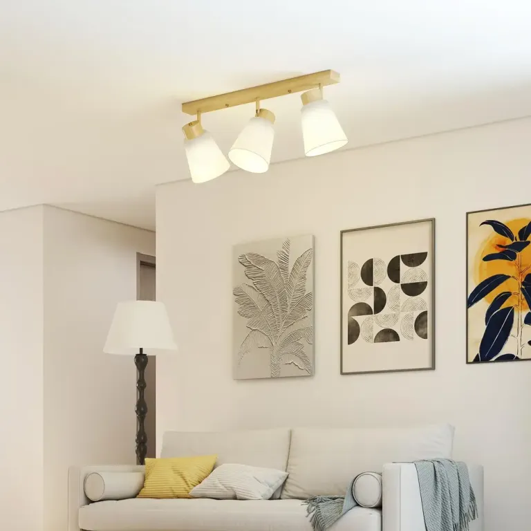 Taklampa LED 40 w med Dubbel Montering och 90°, Natur Justerbara