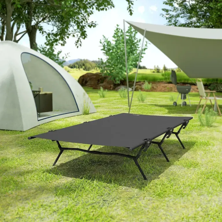 Tältsäng Campingsäng Hopfällbar Säng 200 x 100 x 36 cm