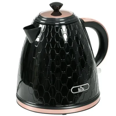 Vattenkokare 2200 w med Utsiktsfönster Filter, Svart