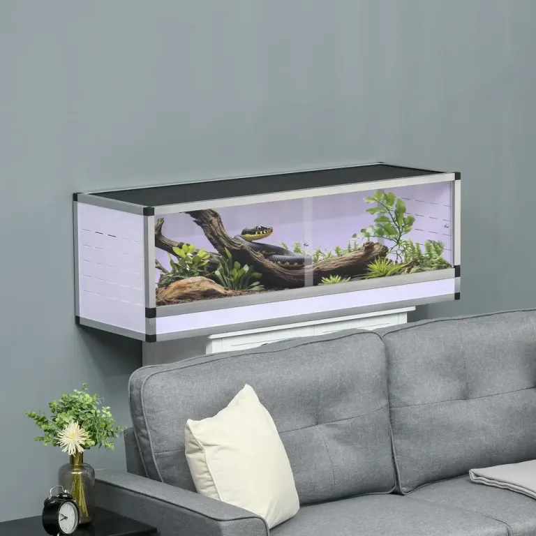 Terrarium i Aluminium för Reptiler Låda