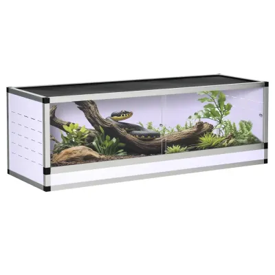 Terrarium i Aluminium för Reptiler Låda