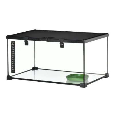 Terrarium Reptilmatningslåda Transparent Cm Glasbur Avelslåda