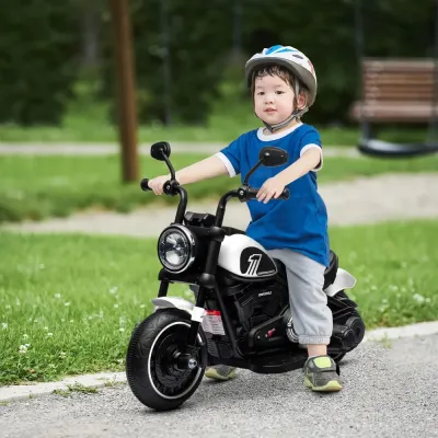 Elektrisk Barnmotorcykel LED-Strålkastare Avtagbara