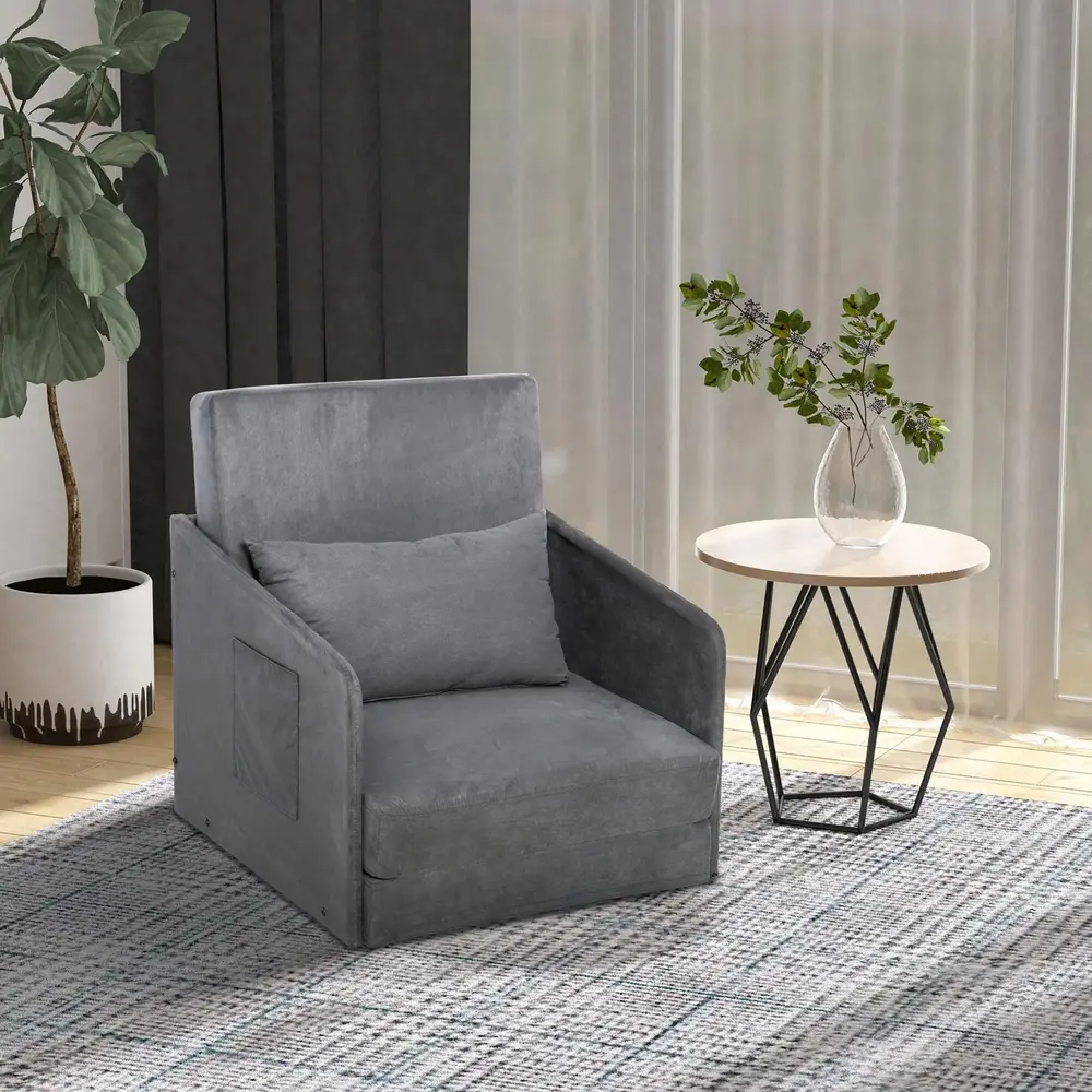 Bäddfåtölj med Tvättbart Överdrag 70 x 76 x 77 Cm