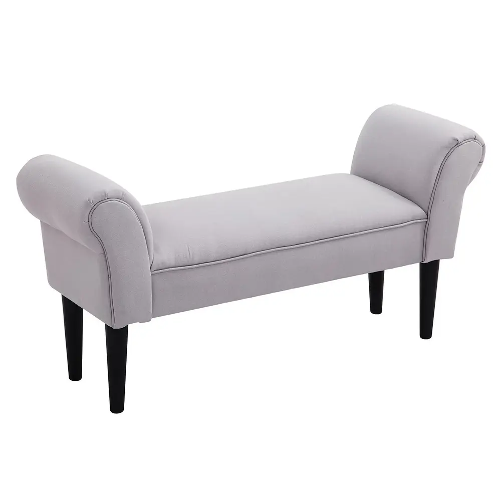 Sängbänk Klädd Sittbänk Hallsbänk Upp 102 x 36 x 51 Cm
