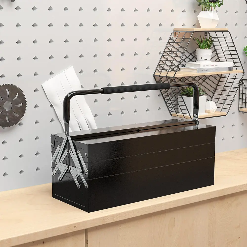 Verktygslåda Förvaringslåda 5 Fack 56 x 20 x 41 Cm