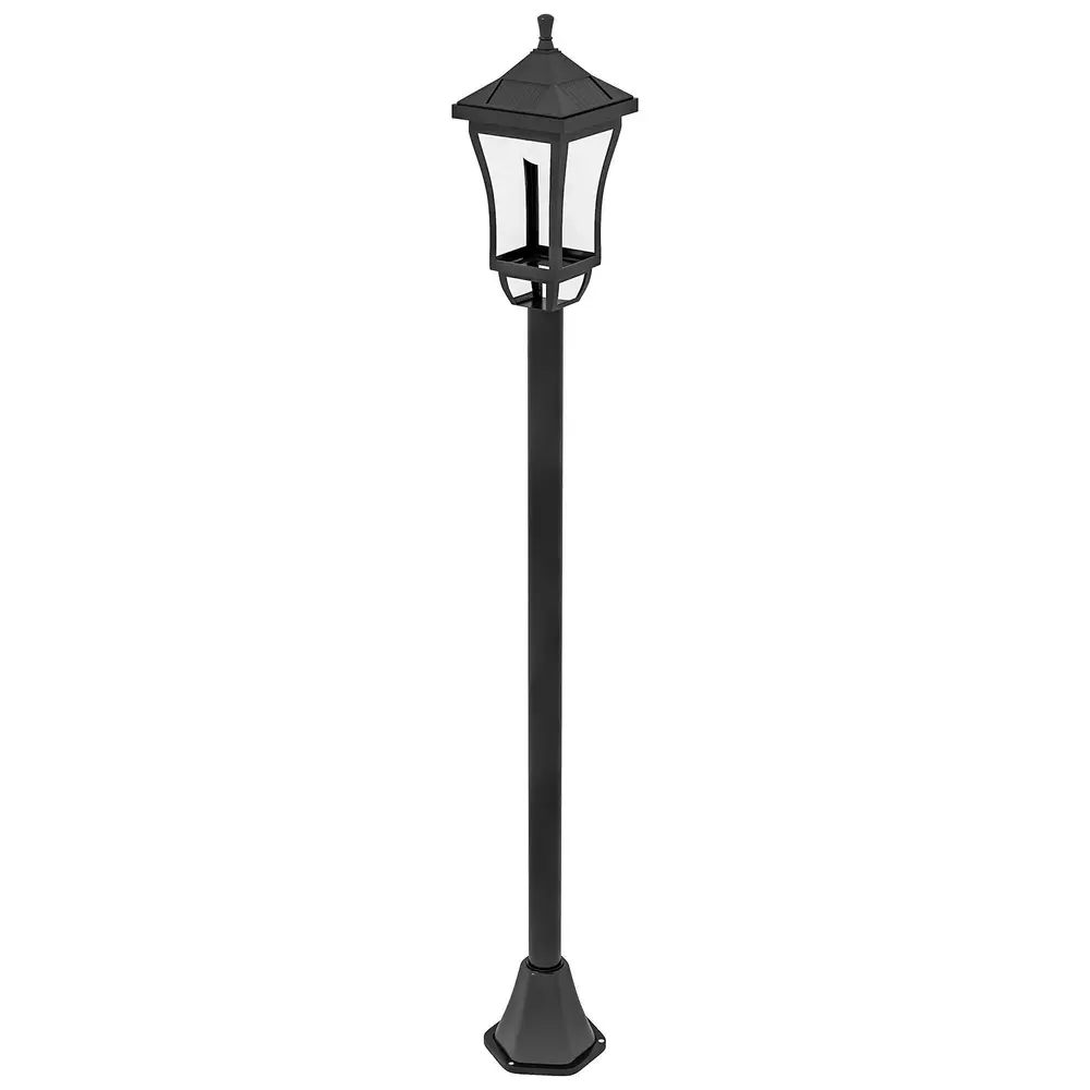 Sollampa med LED och Ljussensor för Utomhusbelysning 127 Cm