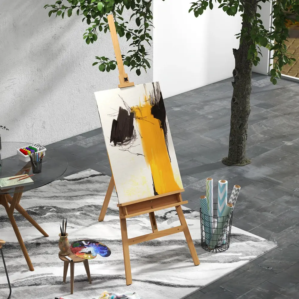 Höj- och Sänkbart Staffli 65 x 110 x 180–235 Cm