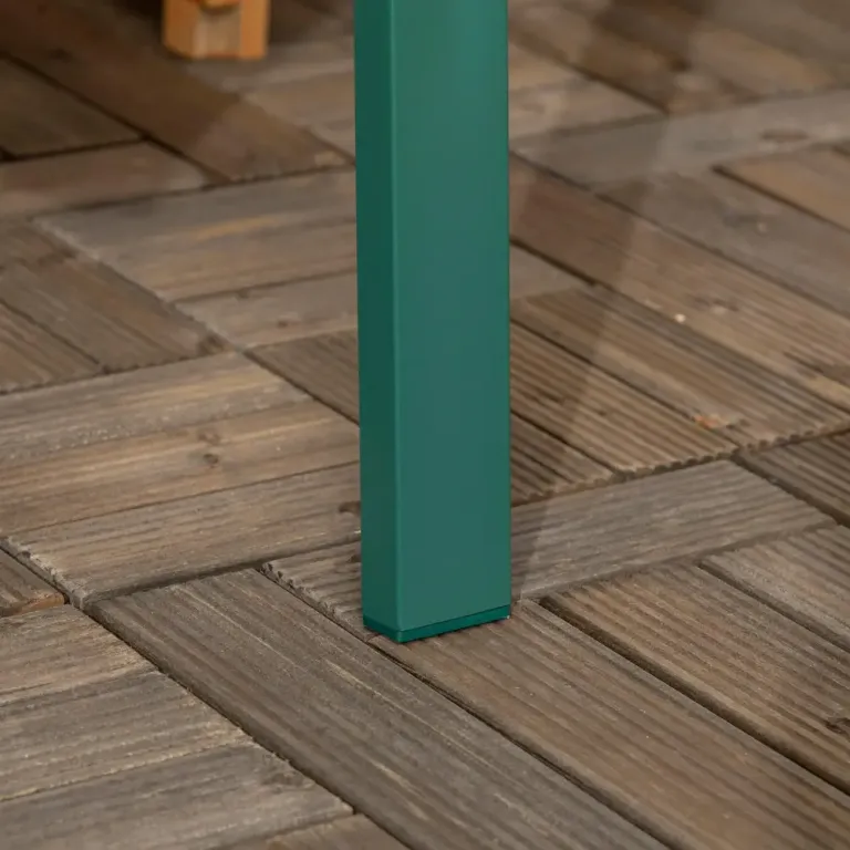 Trädgårdsbänk i Metall Parkbänk 127 x 63 x 83 cm