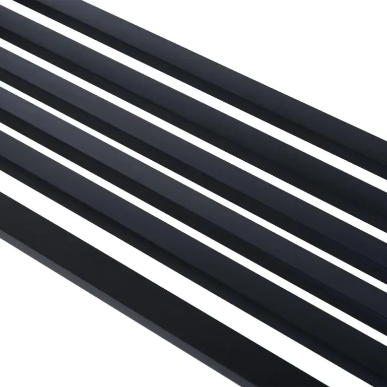 Trädgårdsbänk Svart Metall 127 x 60 x 85 cm