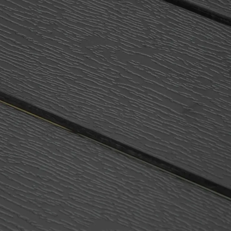Trädgårdsbord Svart Trä-plast 120 x 70 cm