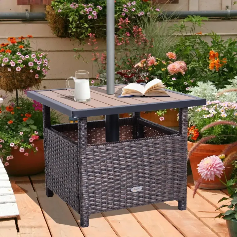 Trädgårdsbord Konstrotting 55,5 x x 46 cm